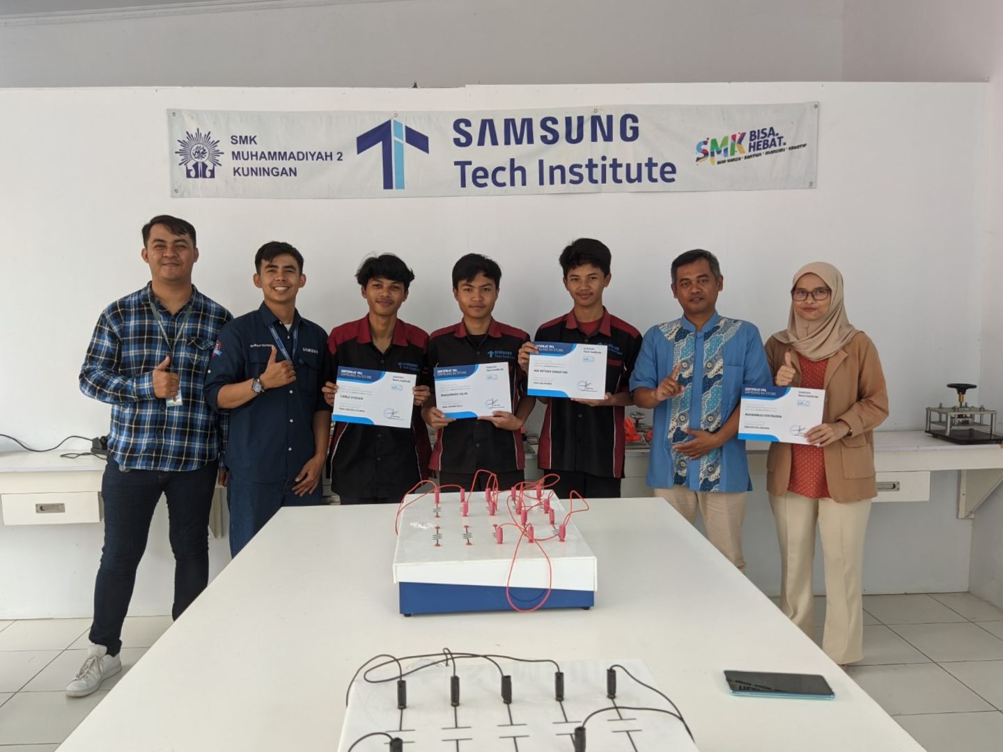 Penyerahan Sertifikat Magang Samsung 2023