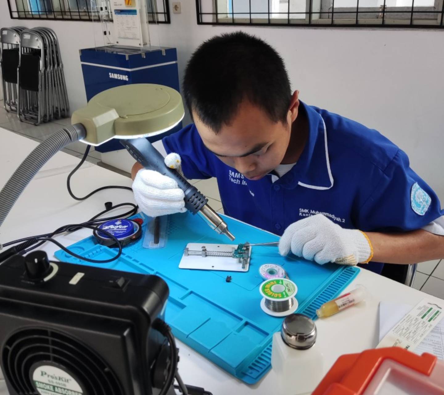 Proses Assembly Desassembly Sub PBA - UKK Samsung 2025