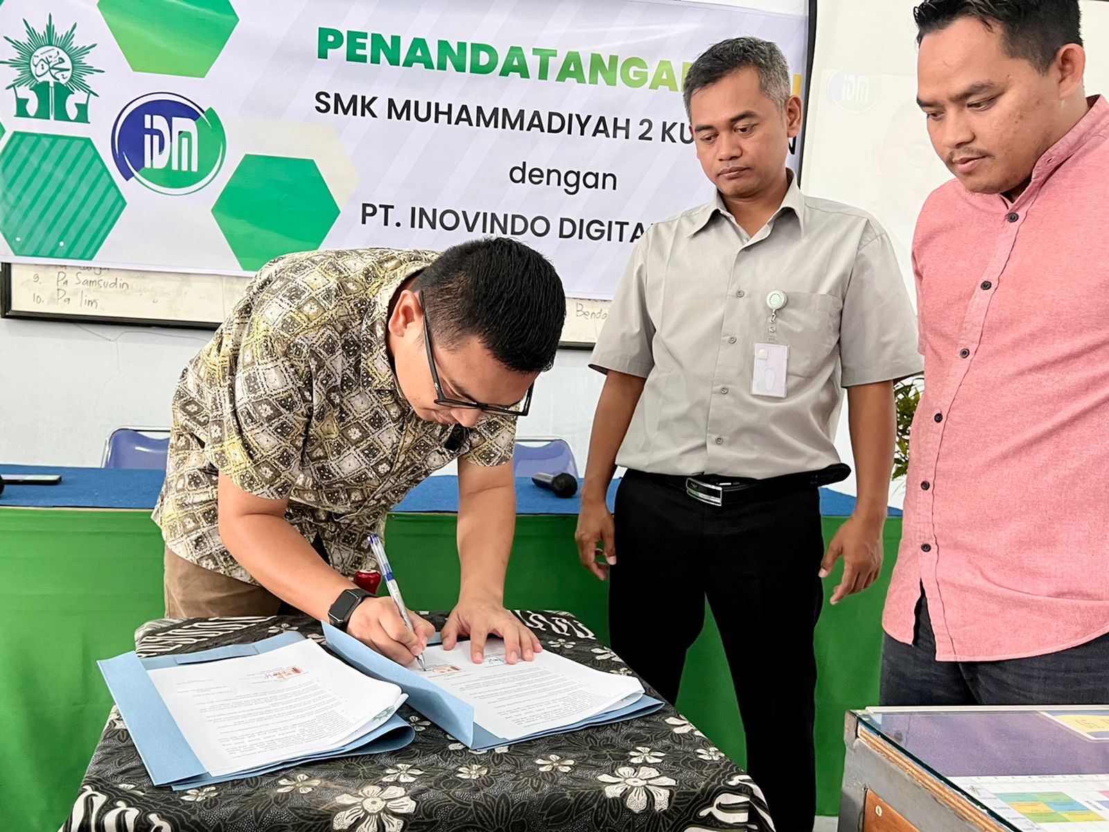 Penandatanganan MoU dengan PT. Inovindo Digital Media
